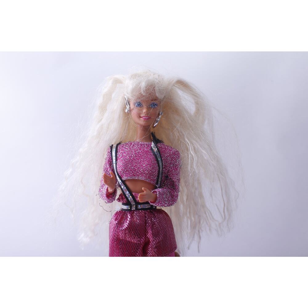 Mattel, Barbie, Doll, Dressed, Blonde Crimped Hair, 80s ad 11.5" Figure, Female